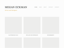 Tablet Screenshot of meganeckman.com